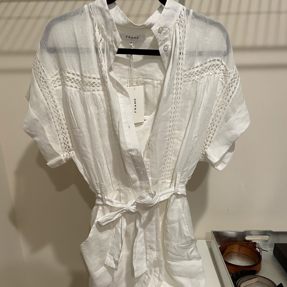 Frame White Summer Dress